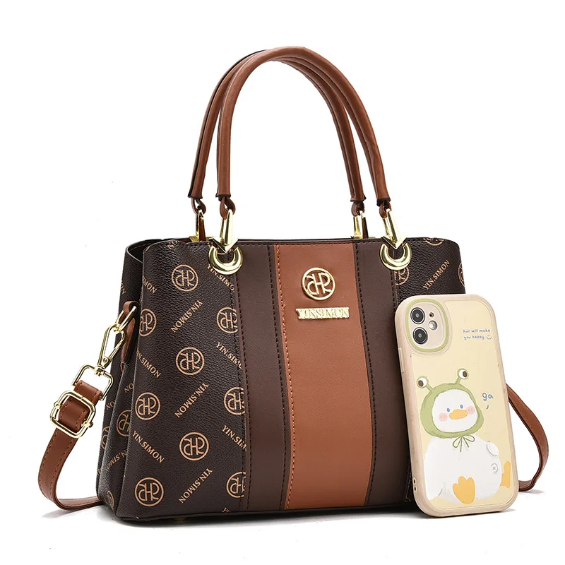 

2023 New Fashion Printed One Shoulder Oblique Straddle Handheld Women's Bag Commuter High Capacity Bag Hot Seller for Women