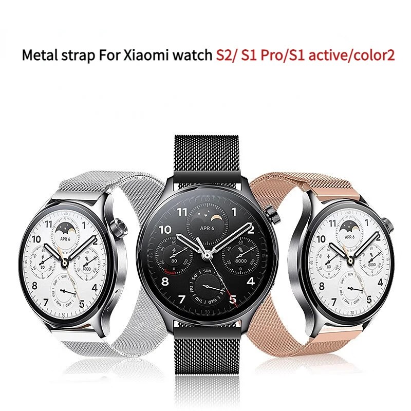 

Metal Bracelet For Xiaomi watch S1 pro Strap Stainless steel Watchband For Xiaomi Watch S2/S1 active/color2 Correa Bracelet