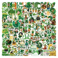 103050100pcs st patricks day cartoon stickers creative funny cute stickers kids toys diy pvc easter decal decor stickers