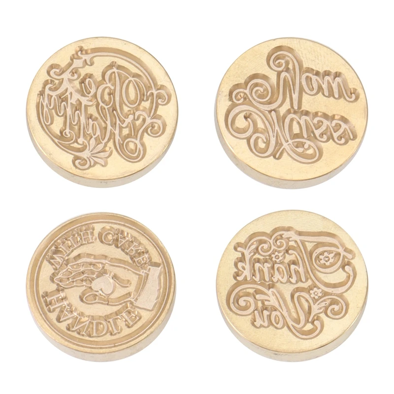 

12Pc "Thank You" Wax Seal Stamp Retro Antique Sealing Wax Scrapbooking Stamps Head Wedding Decorative Invitation