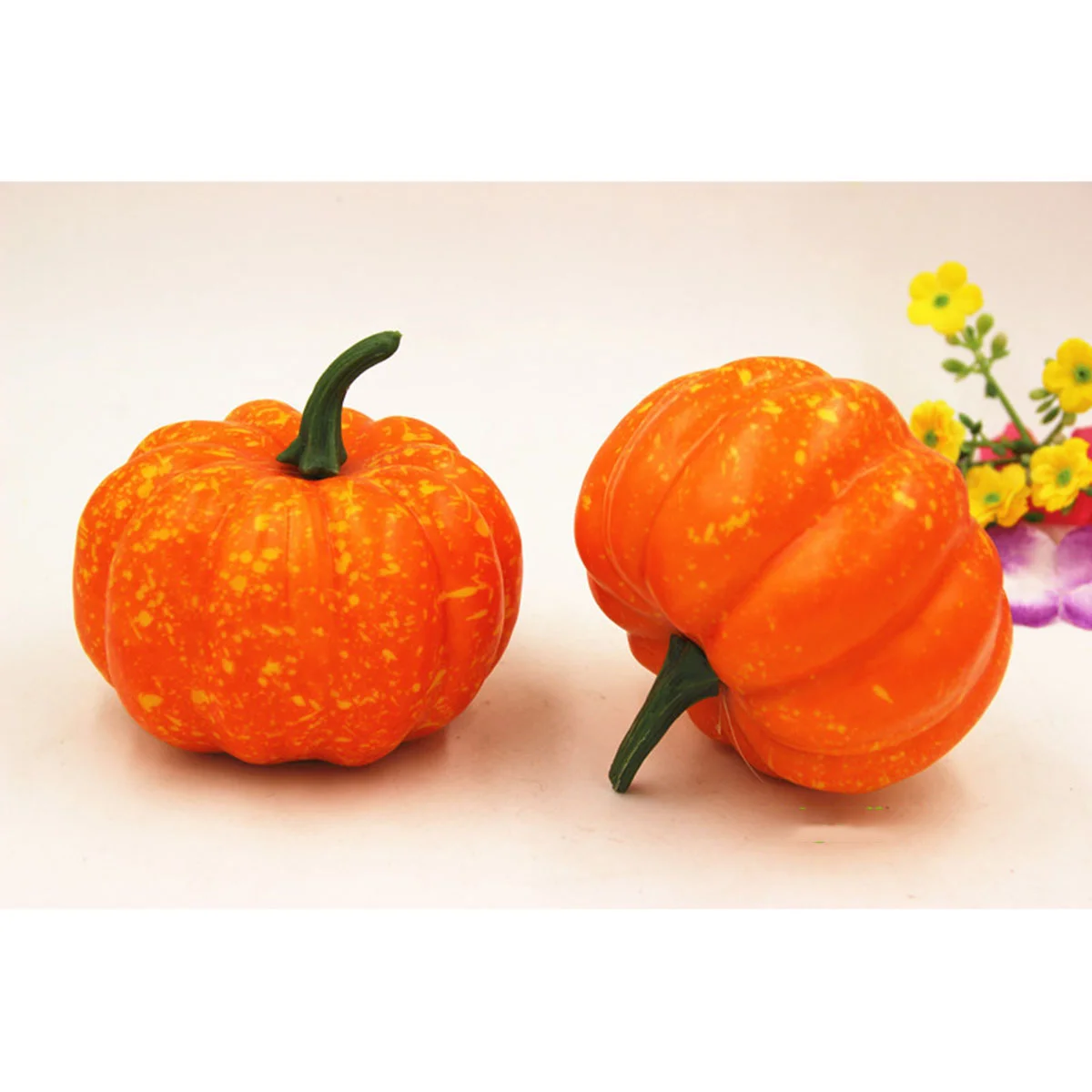 

Pumpkin Artificial Sculpture Small Foamcraft Styrofoam Lifelike Fake Mini Pumpkins Ornaments Miniature Figure