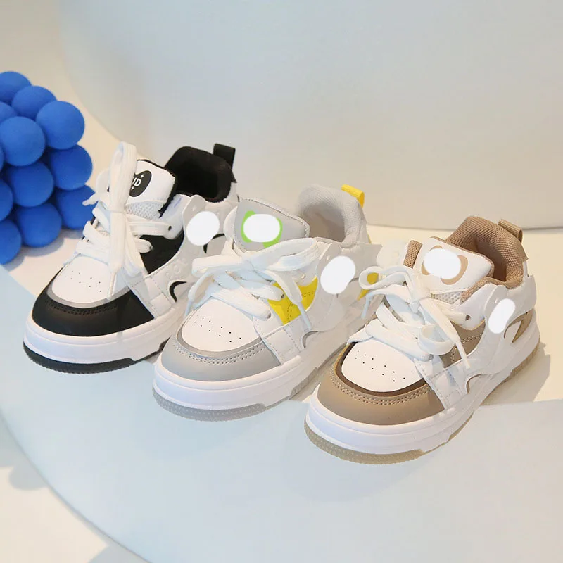 Детские повседневные кроссовки на плоской подошве детская спортивная обувь