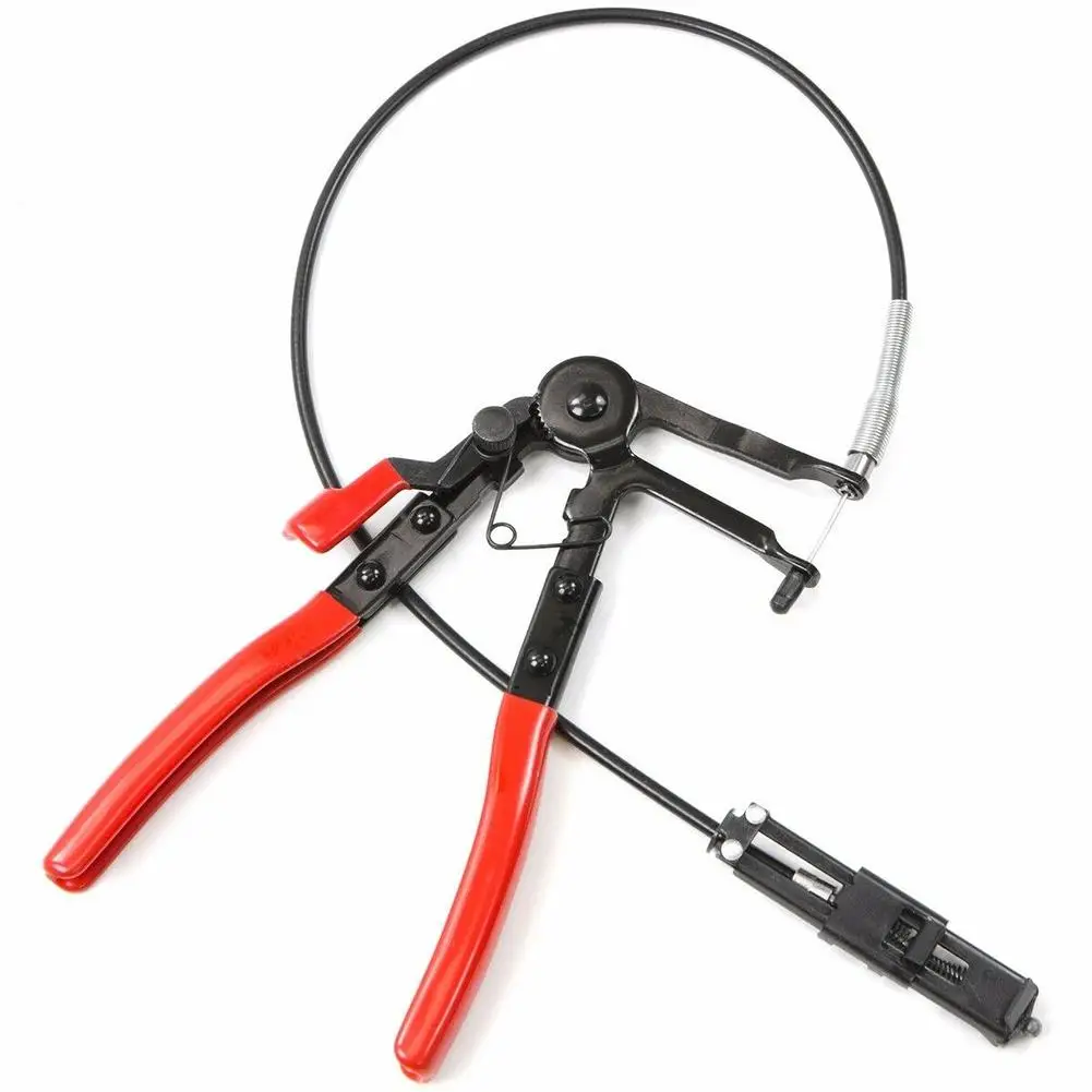 

Auto Vehicle Clamp Pliers Cable Type Flexible Wire Long Reach Hose Circlip Puller for Car Repairs Hose Clamp Removal Hand Tools