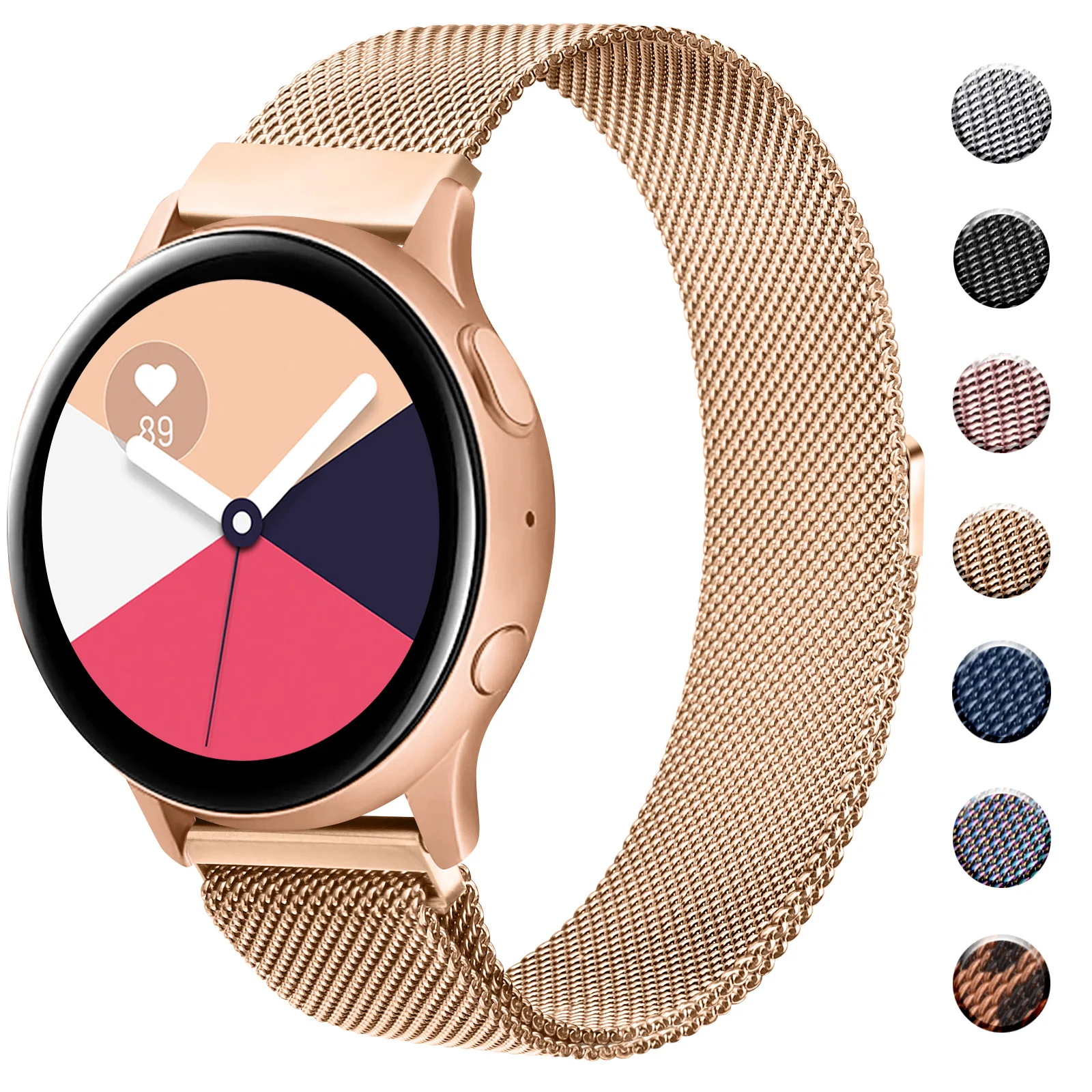 

20mm 22mm Magnetic Strap For Samsung Galaxy watch 4/classic/46mm/Active 2 Gear S3 Frontier Band Bracelet For Huawei GT/2/3/Pro
