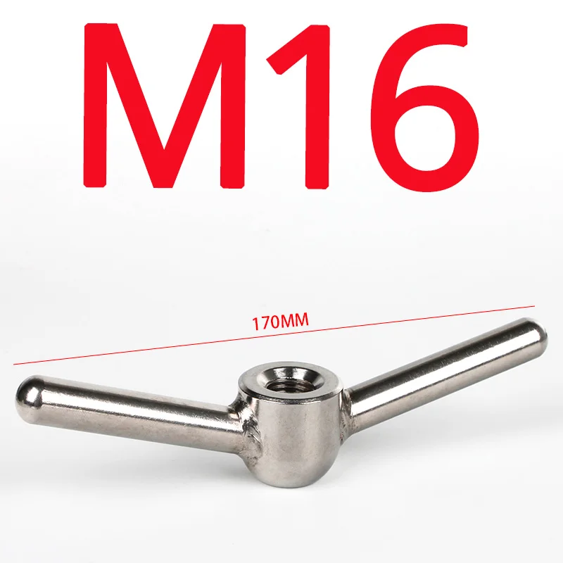 M12 M14 M16 M20 крыло-гайка ручной винт ручка 304 нержавеющая сталь крышка Бабочка
