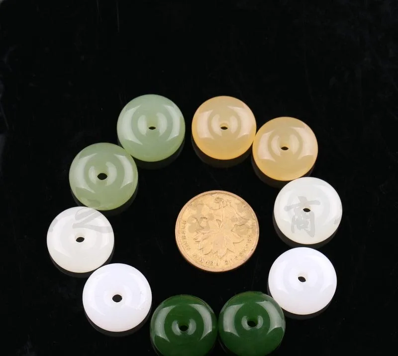 

Safety Buckle 12 White Jade safety buckle DIY jewelry accessories Bracelet Anklet