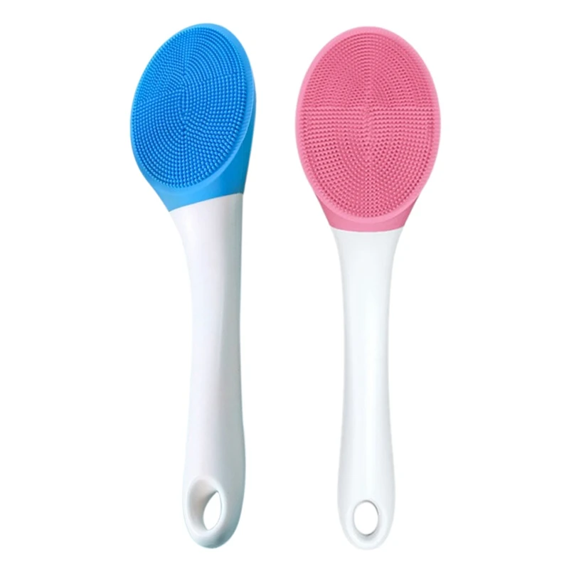 

Силиконовая щетка для ванной, электрическая длинная ручка, щетка для тела