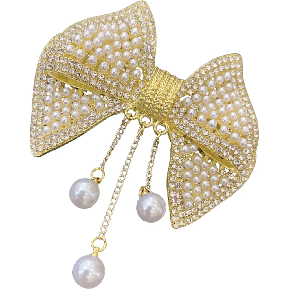 

Hair Clip Rhinestone Bow Bride Tiara Beautiful Spring Accessories Braids Pretty