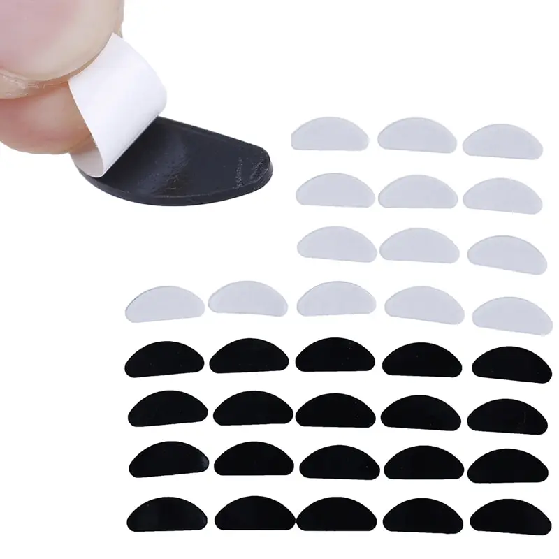 

20pcs=10Pair/set D Shape Eyeglasses Nose Pads Silicon Nosepad Anti-slip Glasses Nose Pad Eyewear Glasses Accessories