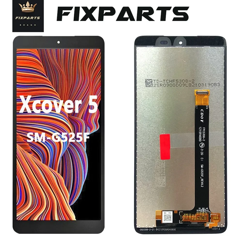 ЖК-дисплей с сенсорным экраном и дигитайзером в сборе для Samsung Galaxy Xcover 5