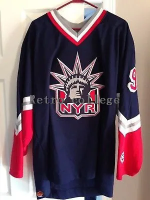

99 WAYNE GRETZKY Lady Liberty Hockey Jerseys Embroidery Stitched NEW YORK 68 Jaromir Jagr 9 Pavel Bure