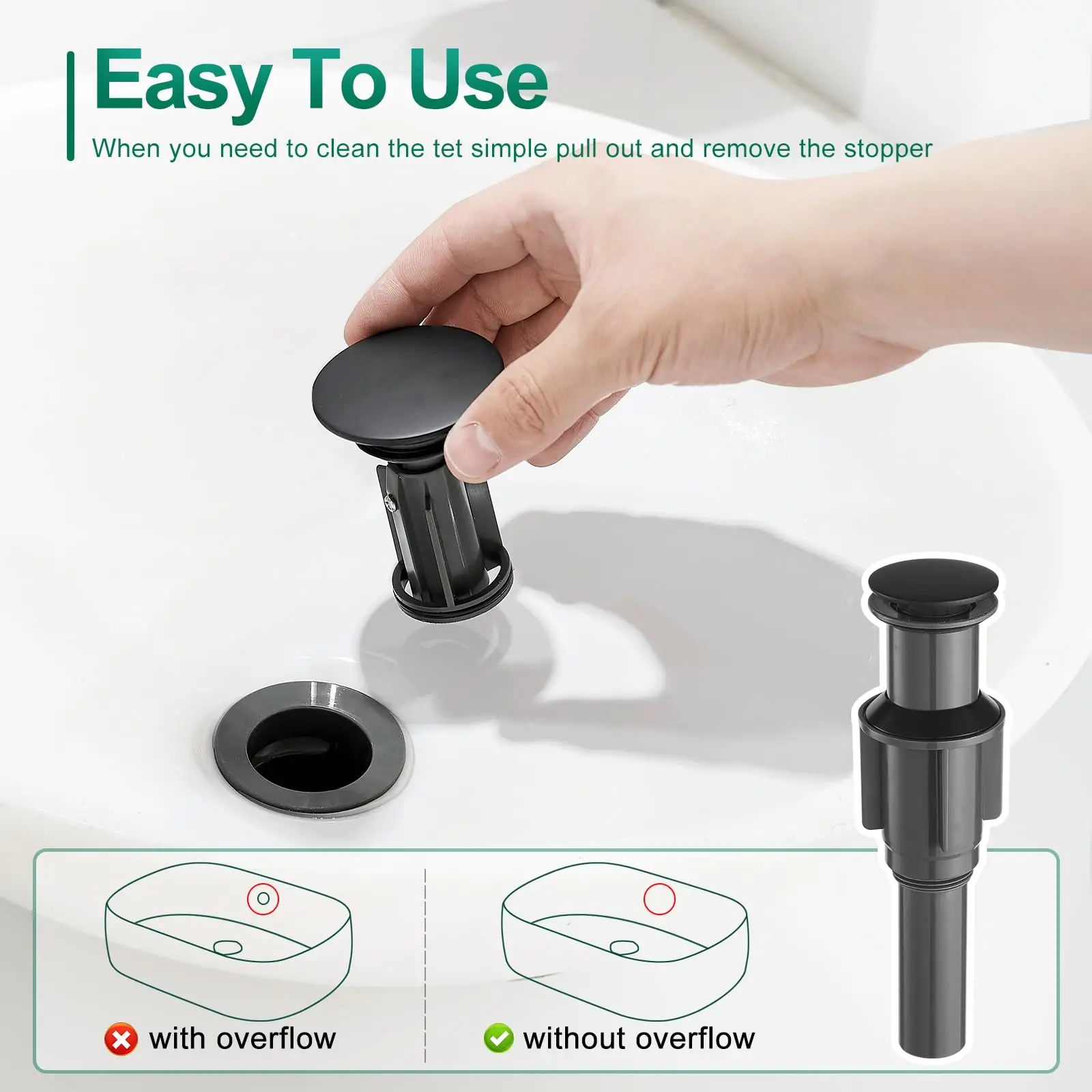 Смесители GARWARM смесители для раковины в ванной комнате с выдвижным сливом и