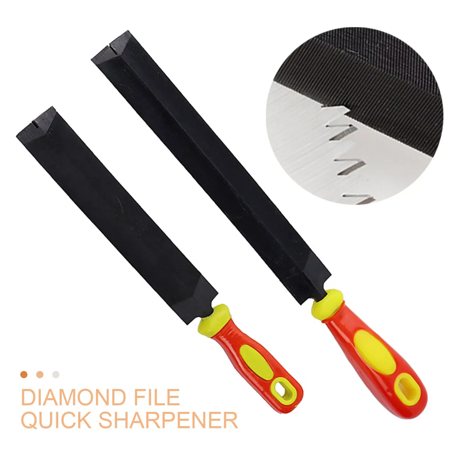 

inches Diamond-Shaped Files For Sharpening And Straightening Hand Saw Wood Carving Metal Glass Grinding Woodworking