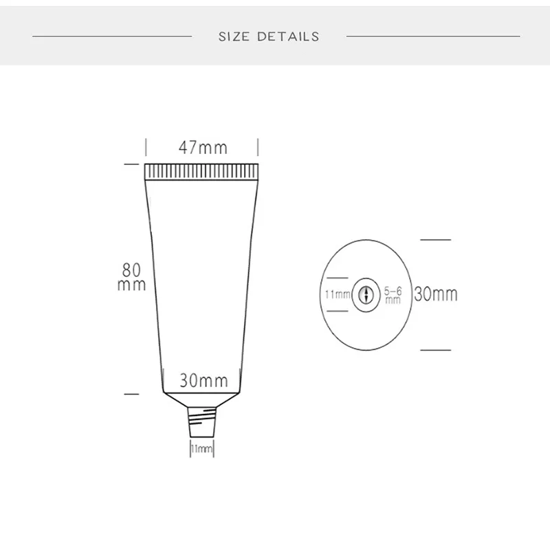 Пустой косметический контейнер 40 мл ручная фотография г макияж основа для