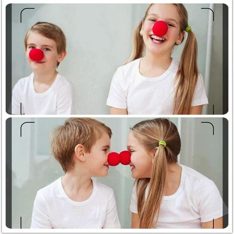 Очаровательный цирковой Косплей нос клоуна красного цвета 1/30 шт. реквизит для