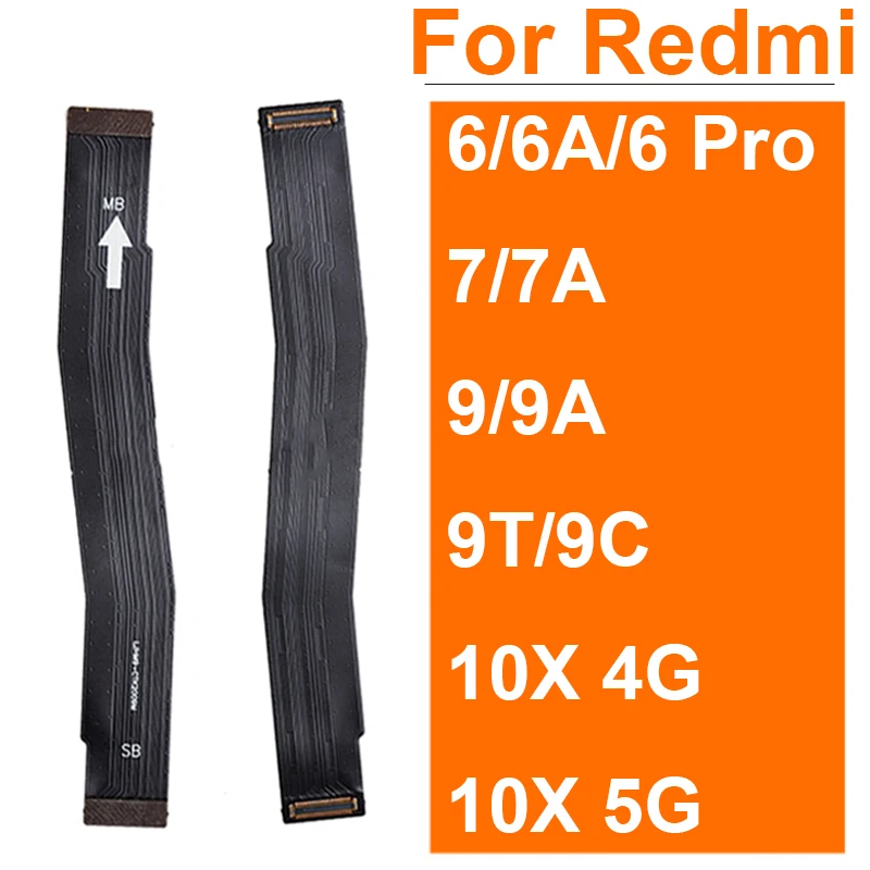 

Разъем материнской платы, гибкий кабель для ЖК-дисплея Xiaomi Redmi 6 6A 6 Pro 7 7A 8 8A 9 9T 9C 10X 4G