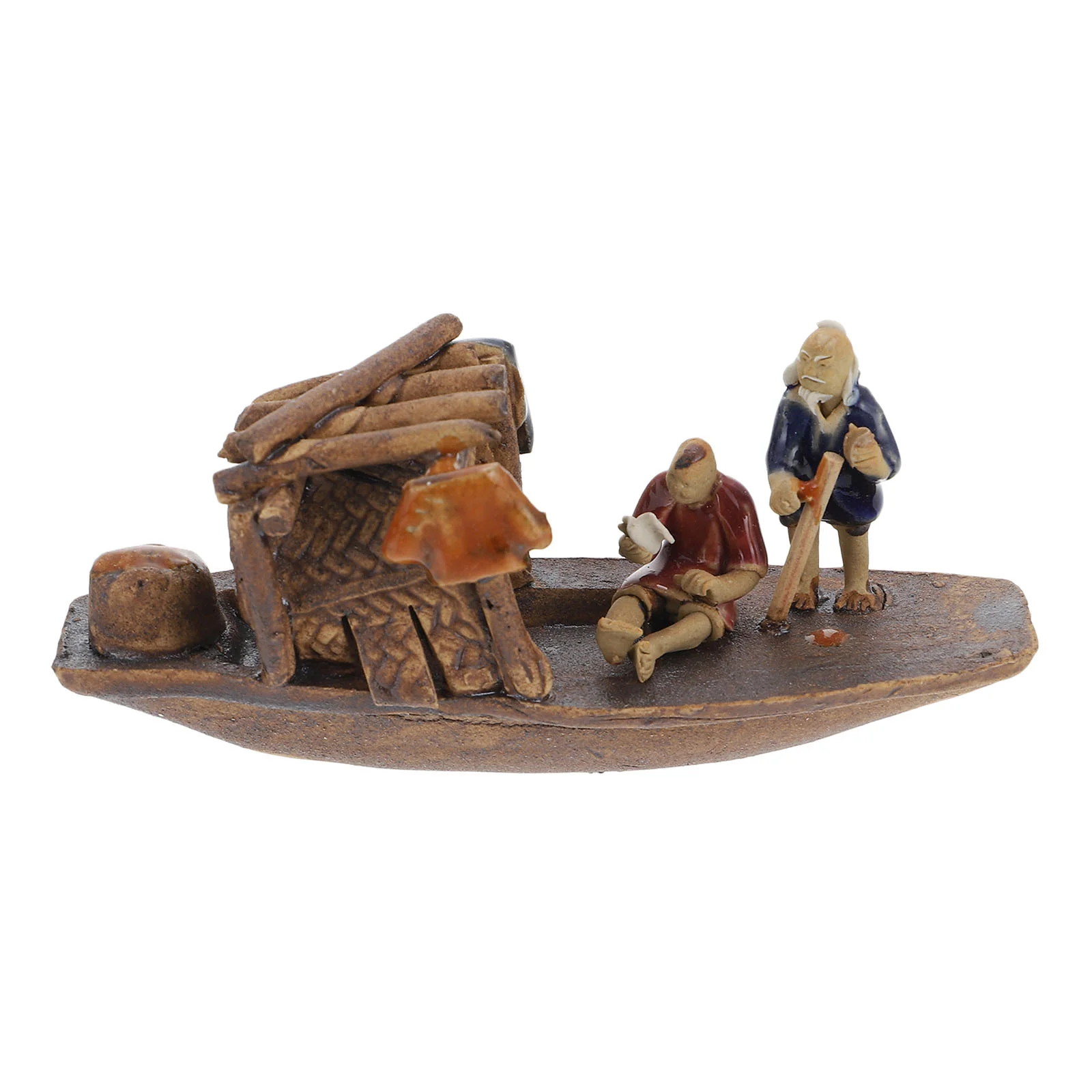 

Adorn Aquarium Decor Boat Model Simulated Small Boat Tank Decor for Home Office Aquarium Tank