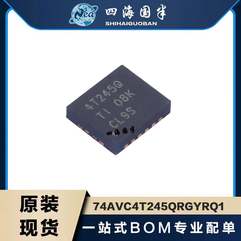 1PCS 74AVC4T245QRGYRQ1  QFN16 Automotive 4-Bit Dual-Supply Bus Transceiver With Configurable Voltage Translation And 3-Sta