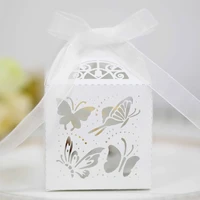 102030pcs candy box laser cut butterfly sweets candy boxes baby shower guests gift boxes christening birthday chocolate box