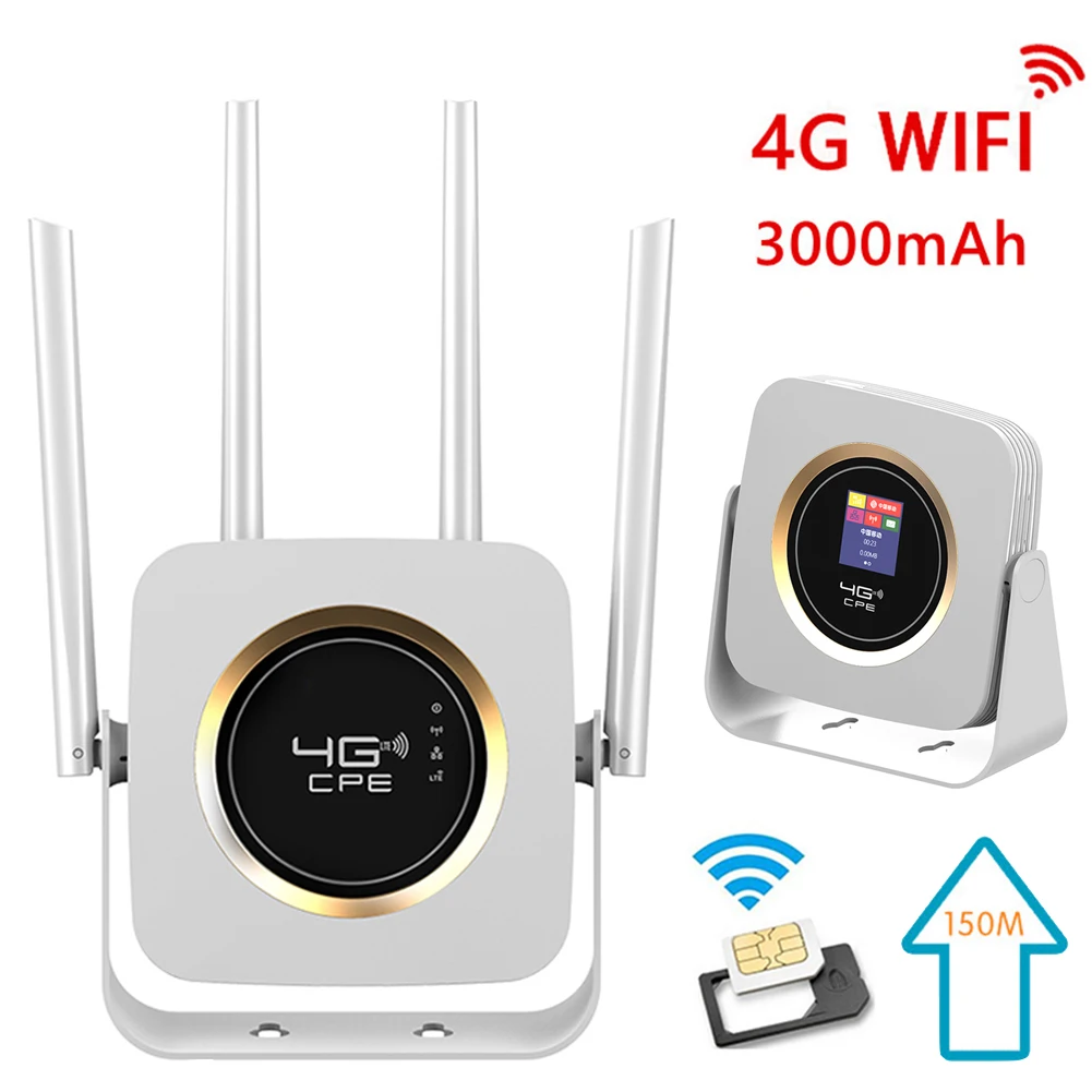 

CPE903B 4G Wifi Router Unlocked Wireless Modem With SIM Card Portable Mobile Broadband Wireless 4G LTE Router for Home Office