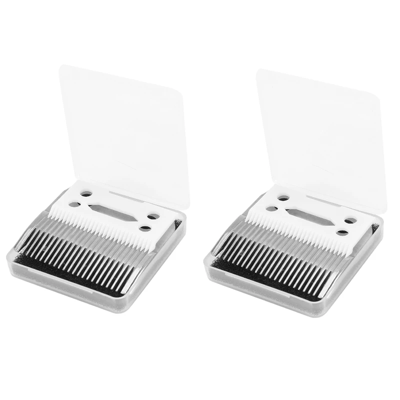 

4Pc Hair Beard Replace Ceramic Blade Cutter Metal Bottom For Wahl Shear Clipper