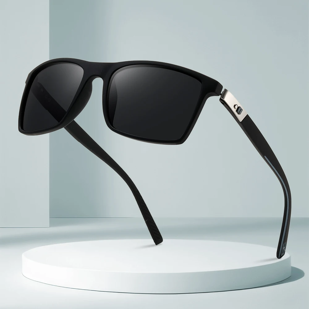 CRIXALIS 2 шт. прямоугольные поляризационные солнцезащитные очки для мужчин и женщин