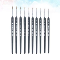 10pcs fine brush professional watercolor gouache painting drawing brush artist brushes supplies for adults children beginner