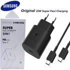 Оригинальное Супербыстрое зарядное устройство для мобильного телефона Samsung Note 10, 25 Вт, EU дорожный Usb PD PSS адаптер для быстрой зарядки, телефон Galaxy A71 A51