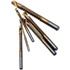 Сверло DRELD из быстрорежущей стали с титановым покрытием, 6 шт., 3-8 мм