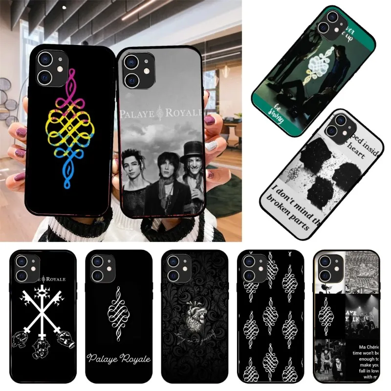 Чехол для телефона Palaye Royale для IPhone 14 13 12 11 XS X 8 7 6 Plus Mini Pro Max SE 2022, мягкий черный чехол для телефона