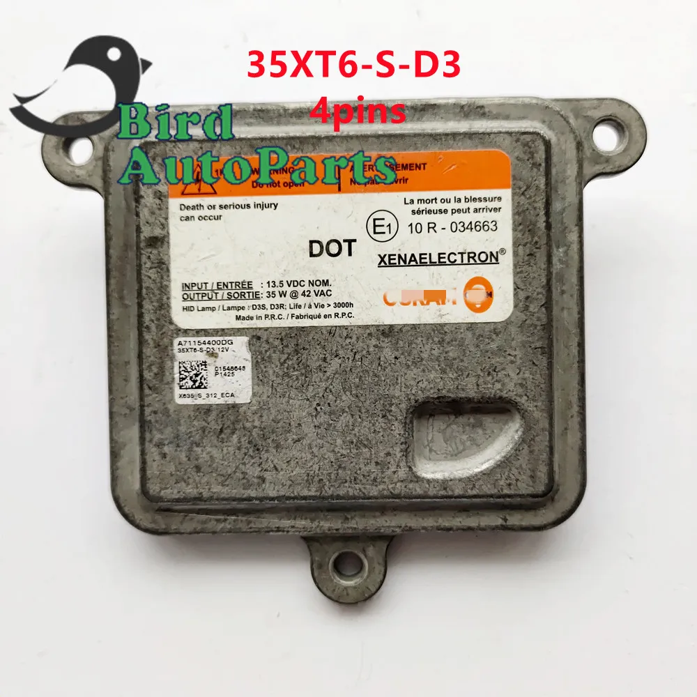 10R-034663 35XT6-S-D3 A71154400DG A71154401DG оригинальный подлинный ксеноновый 4-контактный балластный модуль D3S для Os-ram