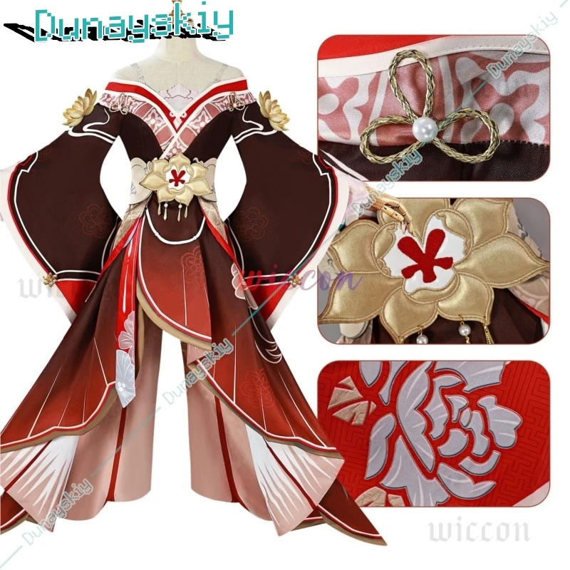 Honkai Star Rail Tingyun Fugue Cosplay Costume Wig Dress 3D Fans Sky-Faring Commission Xianzhou Luofu Halloween Party for Women