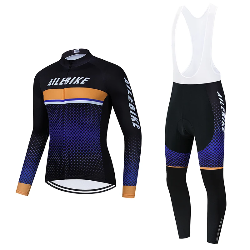 

Комплект велосипедной одежды AILEBIKE 2021, профессиональная команда, зимняя флисовая велосипедная одежда, одежда для горных велосипедов, шорты, ...