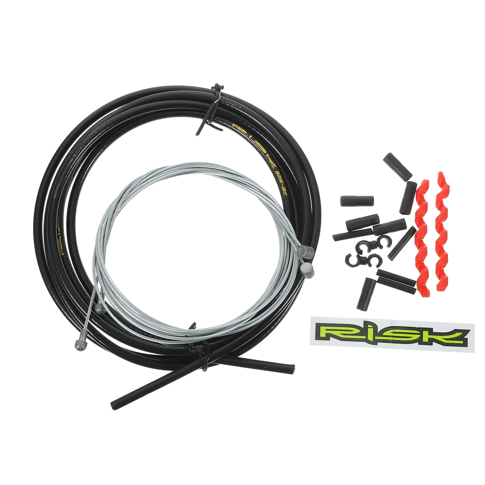 

1 Set Bike Brake Cable Brake Wire Tube Front Rear Brake Inner Cable S Shape Rotation Clip Buckle Derailleur Line Bike