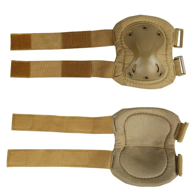 

4pcs Tactical Kneepad Elbow Set Military Knee Protector Working Hunting Skating Safety Gear War Game Army Airsoft Outdoor Sport
