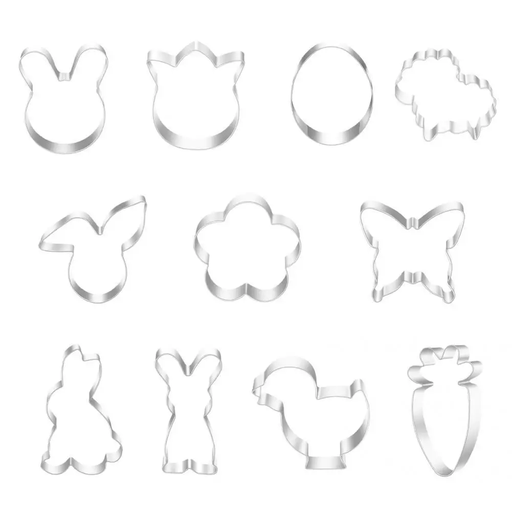 

1 Set Special Baking Cookie Cutters DIY Stainless Steel Easter Biscuit Molds Sweet Pastry Baking Cookie Cutters