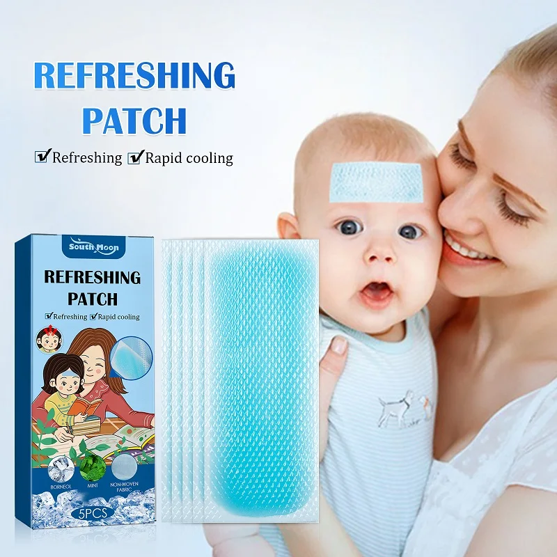 Ледяной гель 5 шт. быстрая бритья детский медицинский пластырь мигрень меньшая