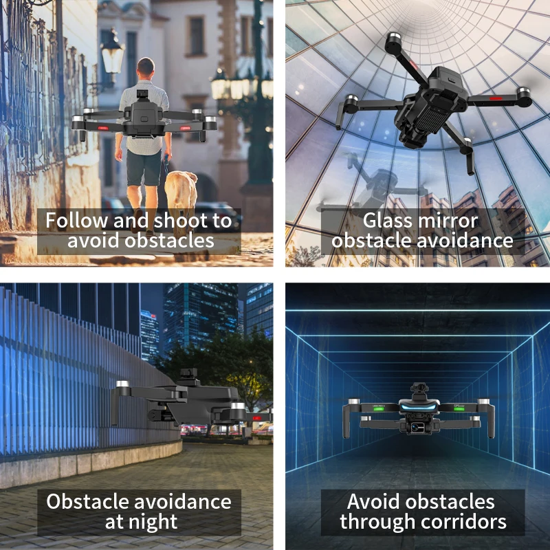 Квадрокоптер L800 Pro 2 4K Профессиональный GPS FPV с камерой 3-осевой карданный подвес