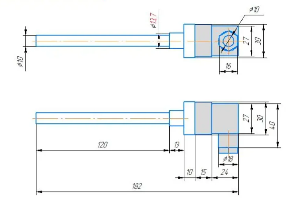 

SNDHEATER нагревательный элемент 230В 150Вт SS304 40 шт.