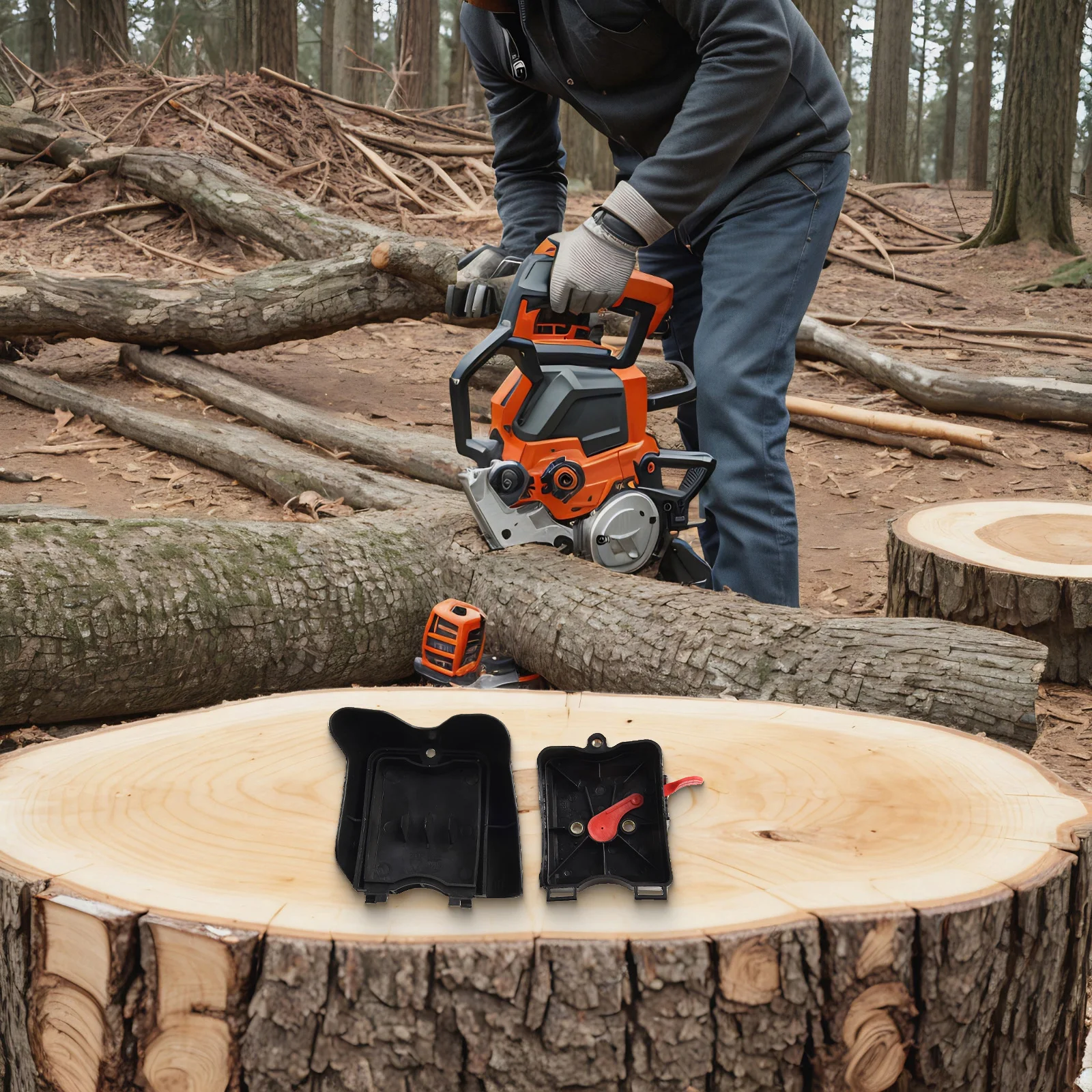 Комплект воздушных фильтров для кустореза высококачественный улучшенный