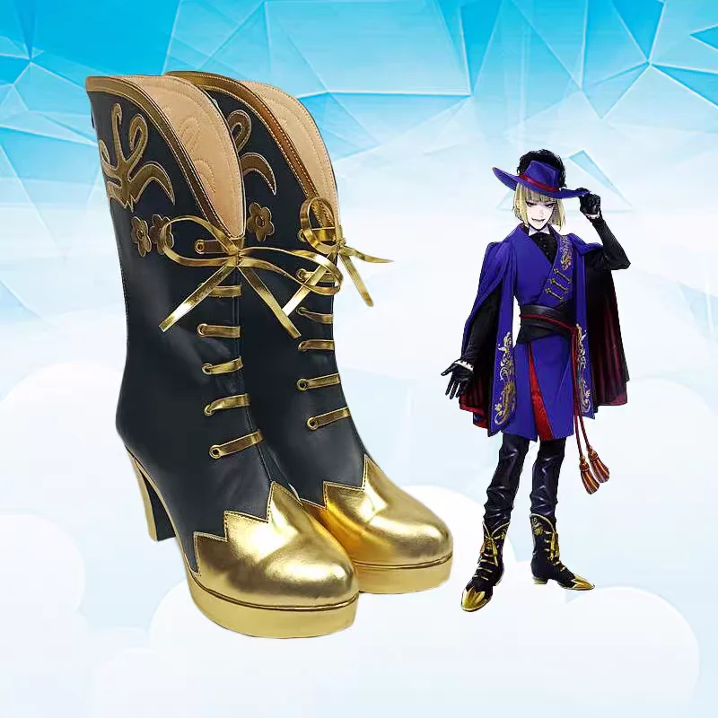 Фото Игра Twisted Wonderland Vil Schoenheit Обувь для косплея на заказ Сапоги №1