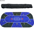 Покерный коврик покерный Из Техасского холдема 1,2 м, замшевая резиновая скатерть, Настольная скатерть, цифровая печать, для казино, покерной настольной игры, чип для покера Sic Bo