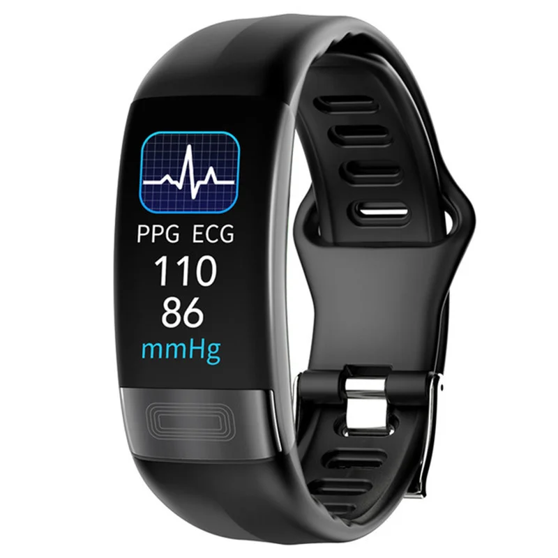 

P11 Plus ECG PPG Smart Bracelet Blood Pressure Heart Rate Monitor Band Fitness Tracker Pedometer Blood Glucose Sport Smartband