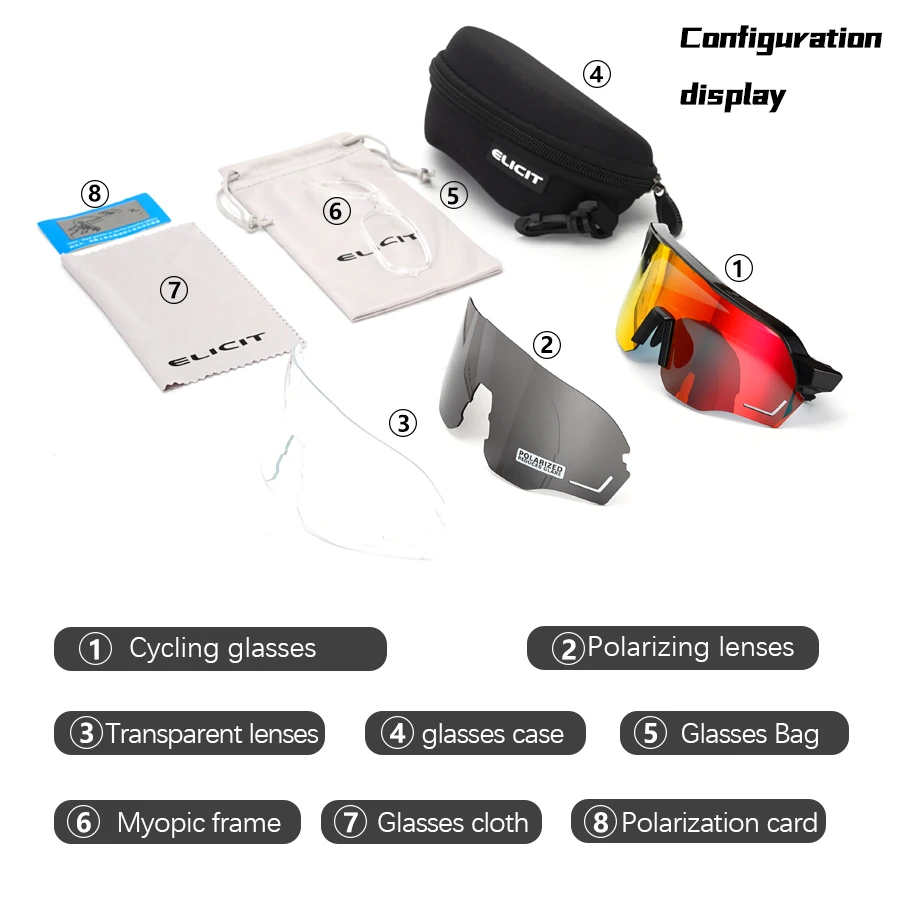 Велосипедные солнцезащитные очки TR90