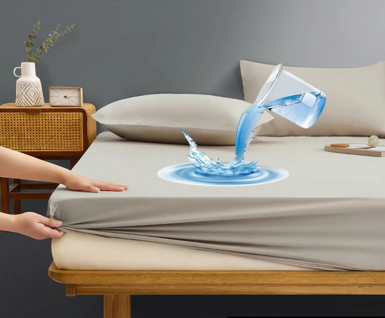 

Водонепроницаемая простыня с резинками, нескользящие регулируемые наматрасники для односпальной двуспальной кровати размера «king-size», 140/160/200 см