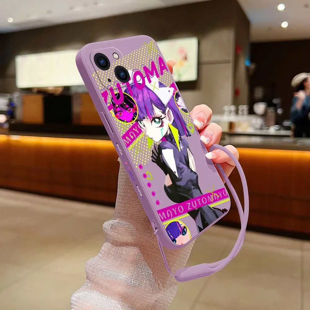 Мультяшный чехол Zutomayo для телефона iPhone 15 14 13 12 11 Pro Max Mini X XR XSMAX SE 8 7 6S Plus мягкий из