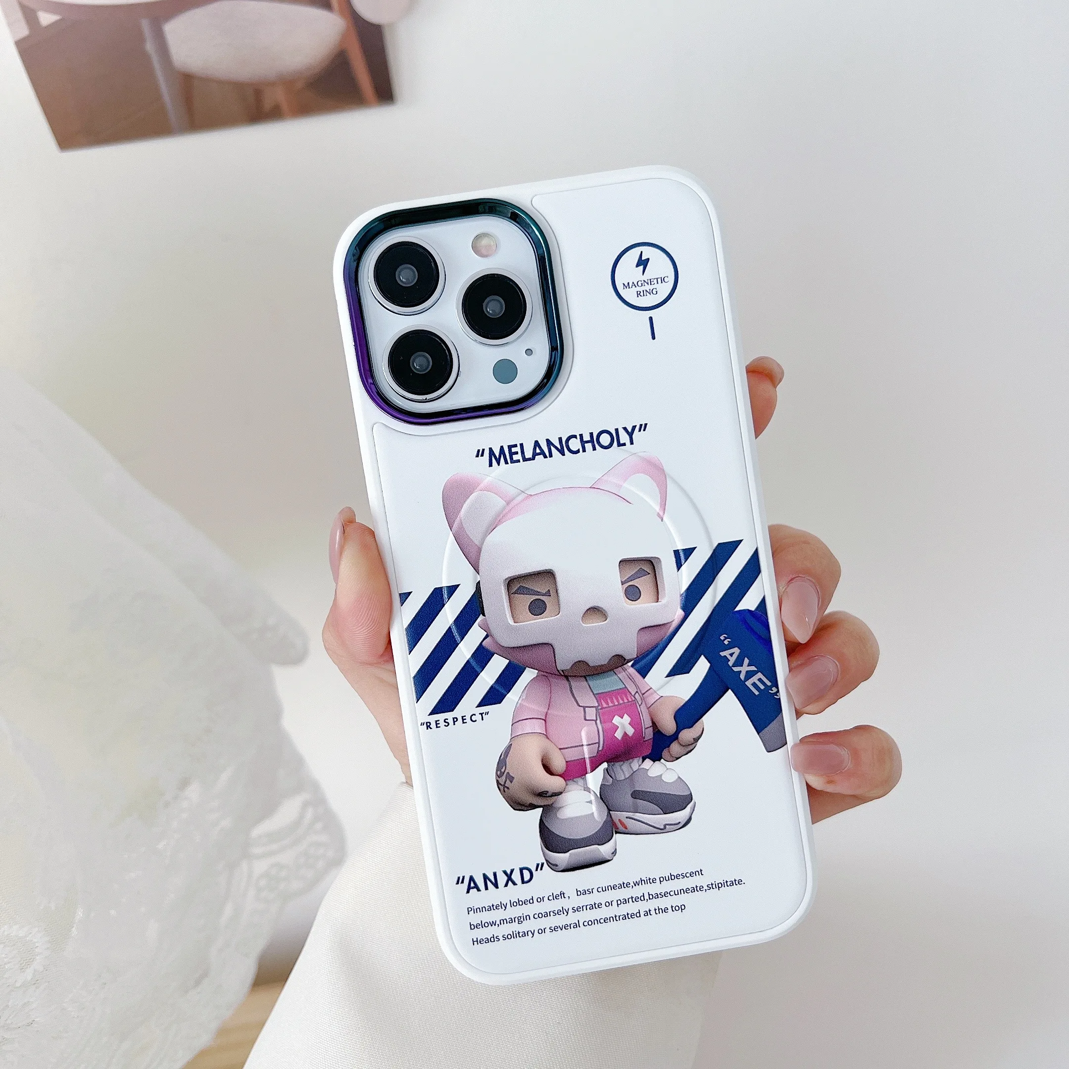 

Cat iPhone 14 Pro Case Macsafe Magnetic Wireless Charge Cover iPhone13 Funda for 12 11 Max Plus Phone Case Magsafe Accessories