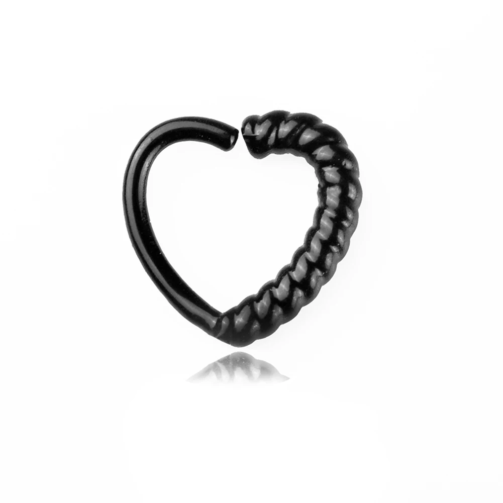 

Heart Shape Nose Ring Electroplating Non Pierced Jewelry For Women Men