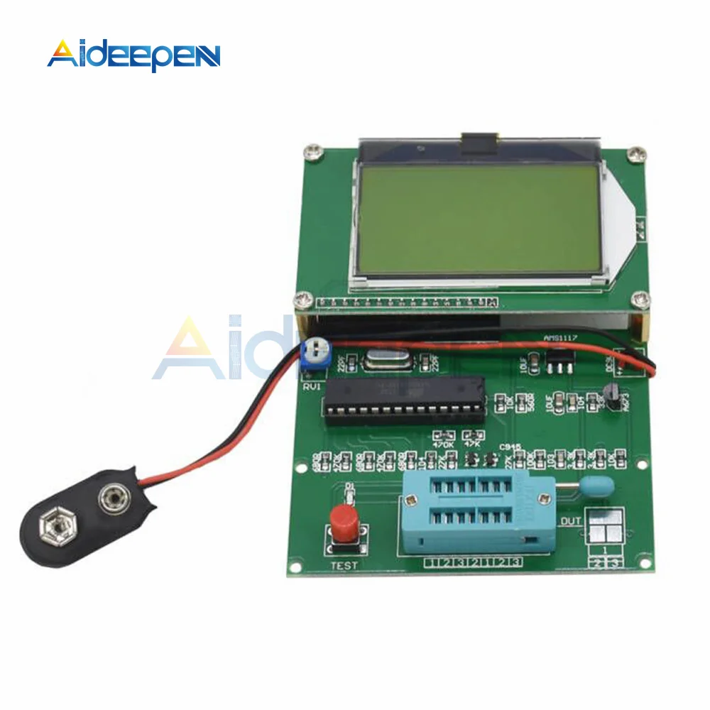 

High Quality Brand New GT-T8 ESR Meter Transistor Tester Diode NPN/PNP LCD LCD Screen for Electrician Tester