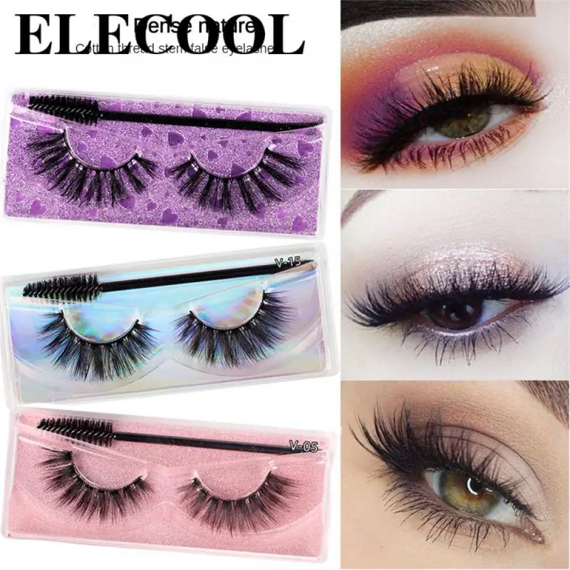 

Curl Eyelashes Artificial Fiber Eyes Would Look Bigger Hypoallergenic With Delicate Packaging Easy To Wear Fan Eyelashes